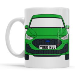 Ford Focus ST Personalised Ceramic Mug & Coaster Gift Set
