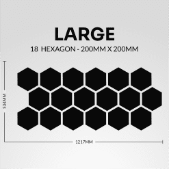 Alternative view of Honeycomb Hex Vehicle Decal Kit for Cars Vans and Caravans