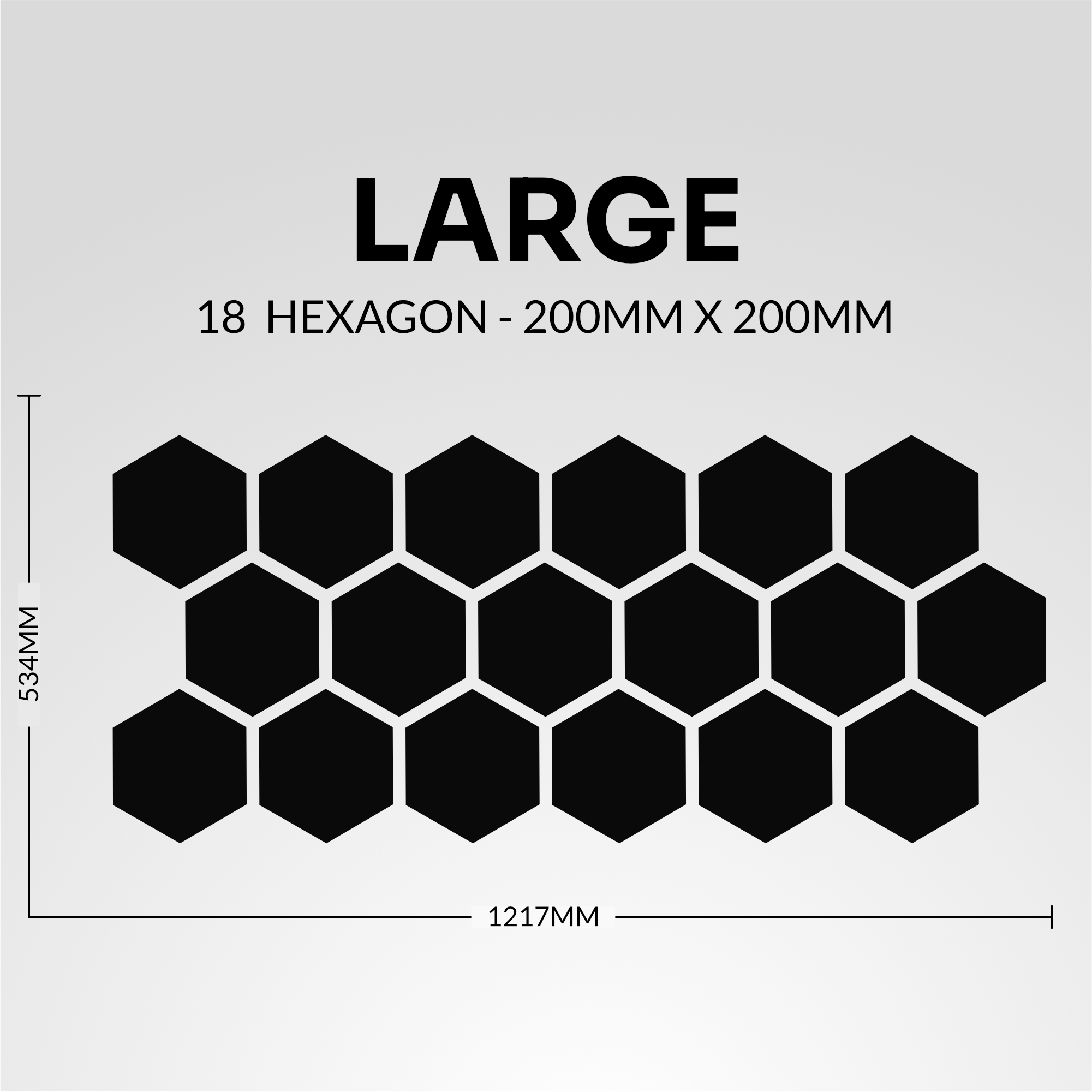Honeycomb Hex Vehicle Decal Kit for Cars Vans and Caravans - Image 2