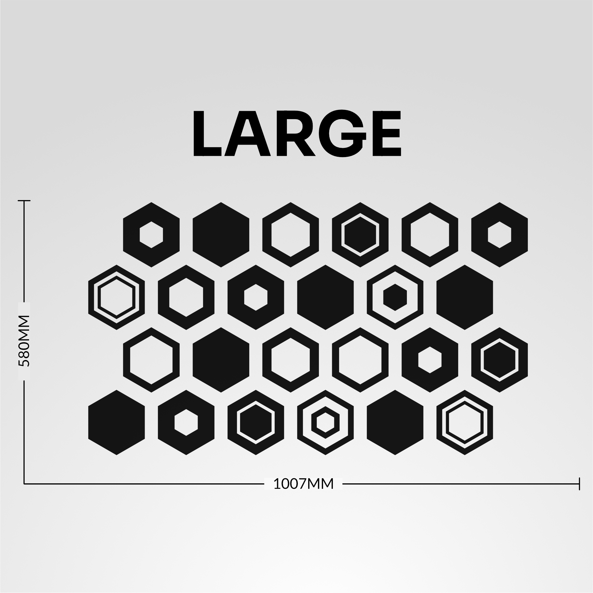 Funky Honeycomb Hex Vehicle Decal Kit for Cars Vans and Caravans - Image 2