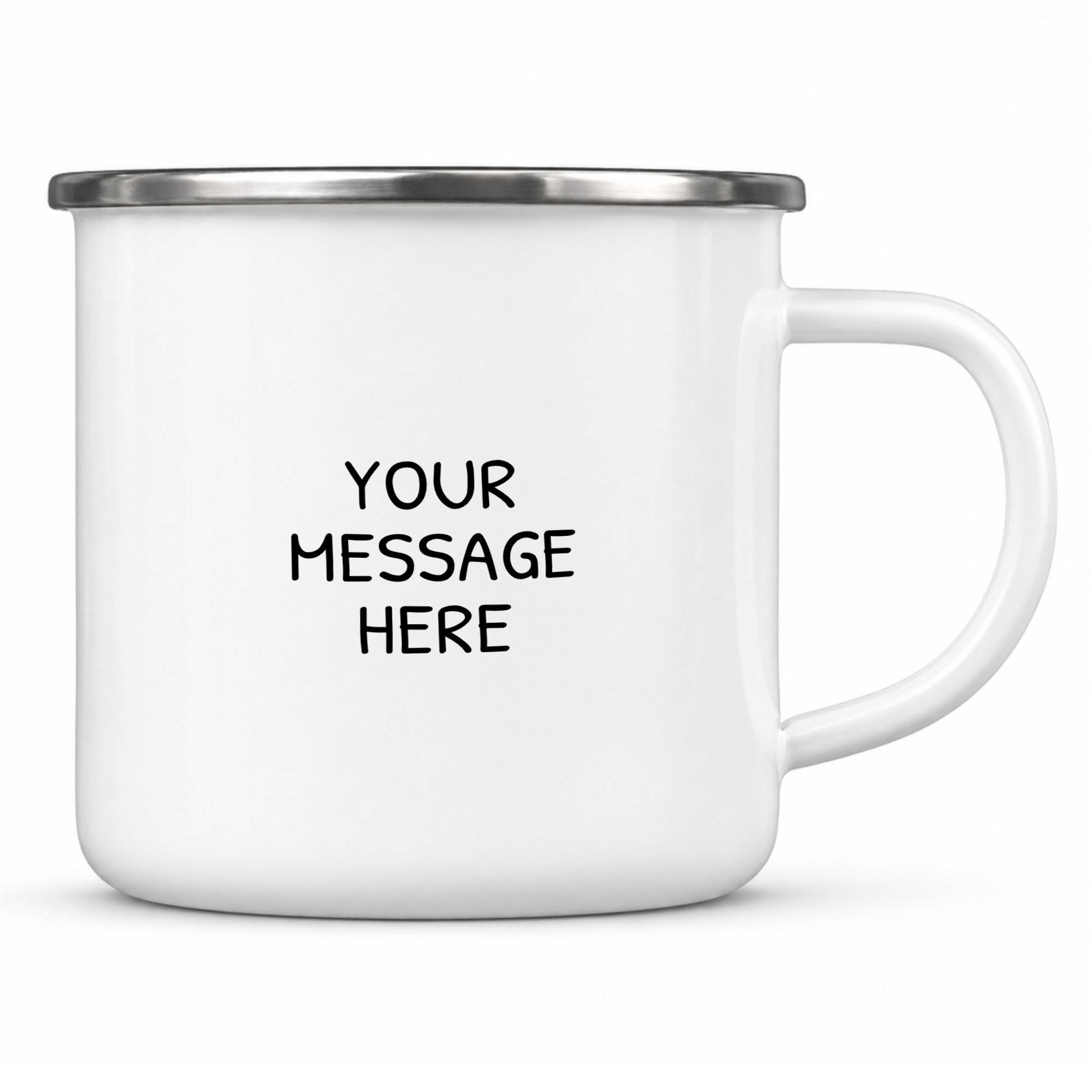 Personalised Adventure Enamel Mug Mountain Camping Mug Gift - Image 3