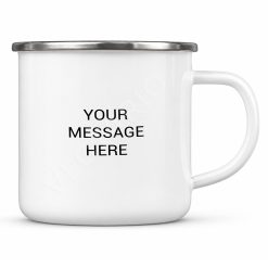 Personalised Yoga Enamel Mug Spiritual Meditation Mug Gift - Image 3