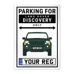 Land Rover Discovery 3 Personalised Aluminium Parking Sign