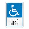 Personalised Disabled Sign Aluminium Parking Sign