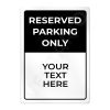 Personalised Reserved Parking Sign Aluminium Parking Sign