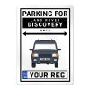 Land Rover Discovery 2 Personalised Aluminium Parking Sign
