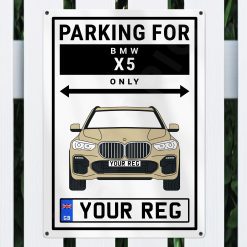BMW X5 Personalised Aluminium Parking Sign - Image 9