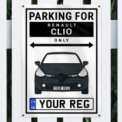 Renault Clio Personalised Aluminium Parking Sign - Image 10