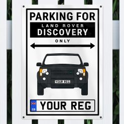 Land Rover Discovery 4 Personalised Aluminium Parking Sign - Image 9