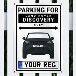 Land Rover Discovery 5 Personalised Aluminium Parking Sign - Image 11