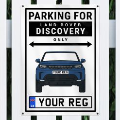 Land Rover Discovery 5 Personalised Aluminium Parking Sign - Image 10