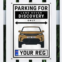 Land Rover Discovery 5 Personalised Aluminium Parking Sign - Image 9