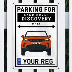 Land Rover Discovery 5 Personalised Aluminium Parking Sign - Image 6