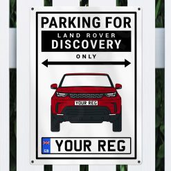 Land Rover Discovery 5 Personalised Aluminium Parking Sign - Image 5