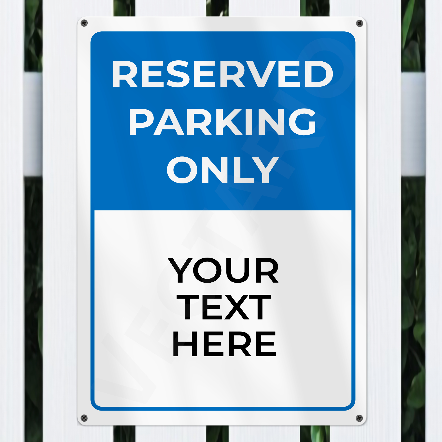 Personalised Reserved Parking Sign Aluminium Parking Sign - Image 5