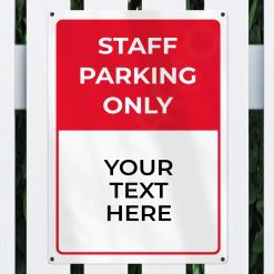 Personalised Reserved Parking Sign Aluminium Parking Sign - Image 3