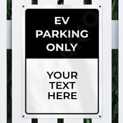 EV Parking Sign Aluminium Parking Sign - Image 4