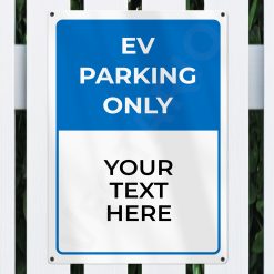 EV Parking Sign Aluminium Parking Sign - Image 3