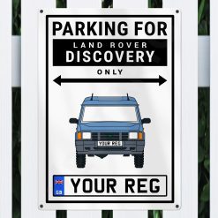 Land Rover Discovery 1 Personalised Aluminium Parking Sign - Image 7