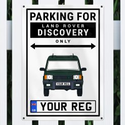 Land Rover Discovery 2 Personalised Aluminium Parking Sign - Image 7