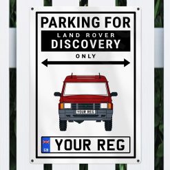 Land Rover Discovery 1 Personalised Aluminium Parking Sign - Image 6