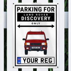 Land Rover Discovery 2 Personalised Aluminium Parking Sign - Image 6
