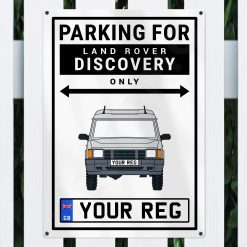 Land Rover Discovery 1 Personalised Aluminium Parking Sign - Image 5