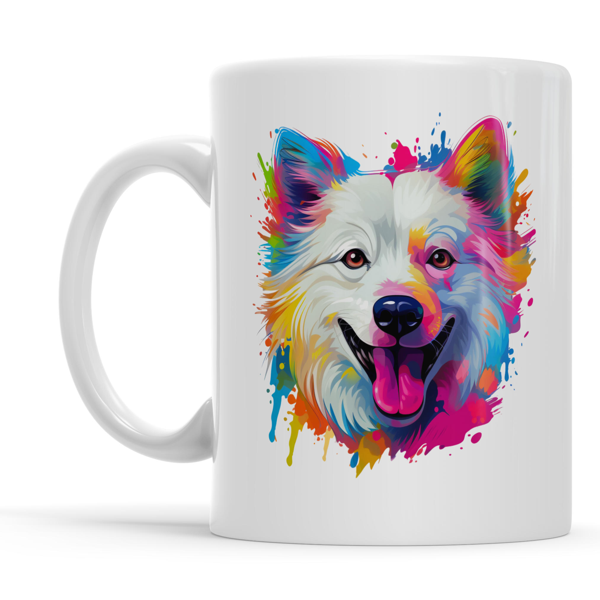 Personalised American Eskimo Dog Mug Ceramic Coffee Mug Gift for Dog Lovers