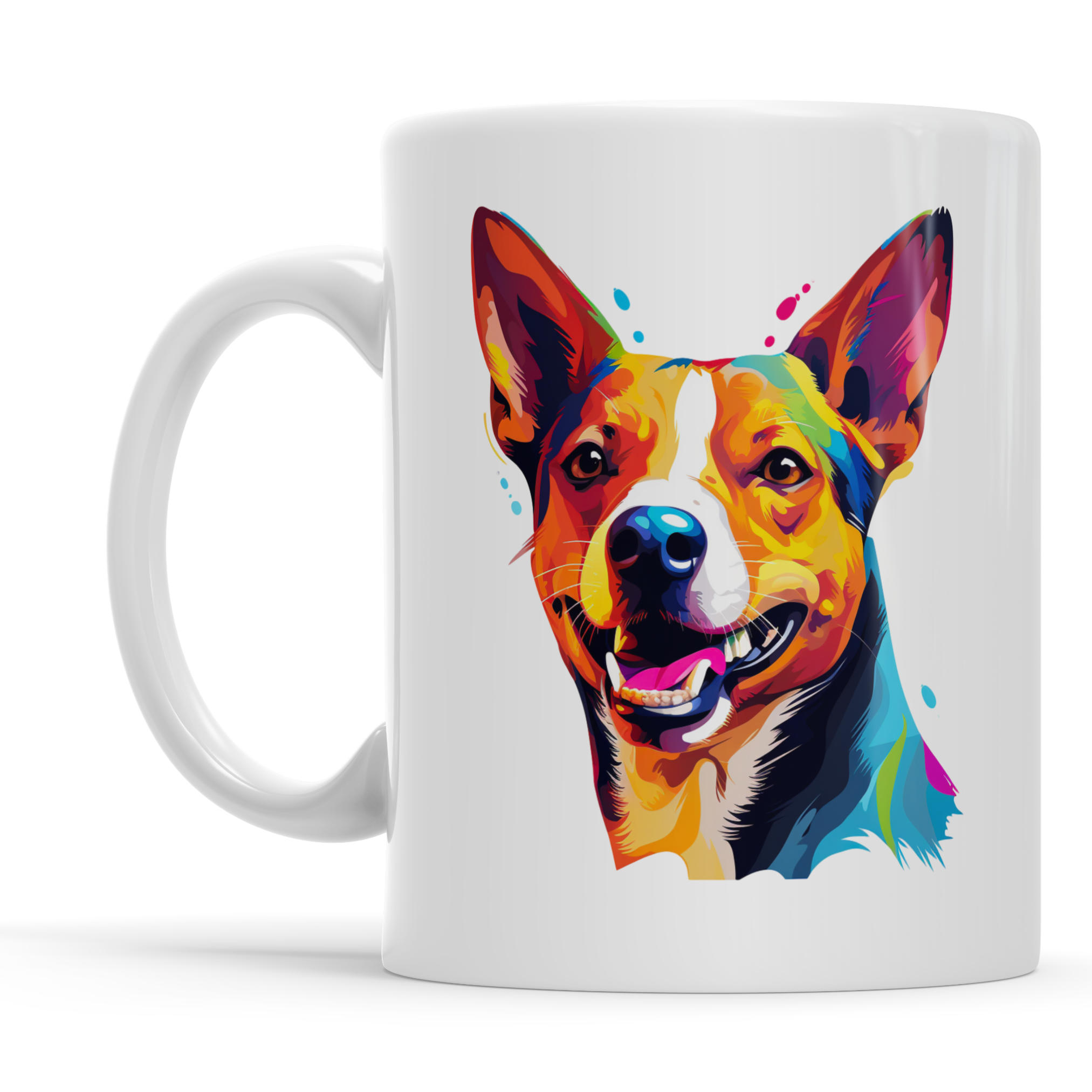 Personalised Basenji Dog Mug Ceramic Coffee Mug Gift for Dog Lovers