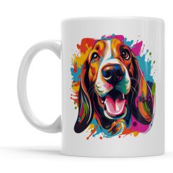 Personalised Bassett Hound Dog Mug Ceramic Coffee Mug Gift for Dog Lovers