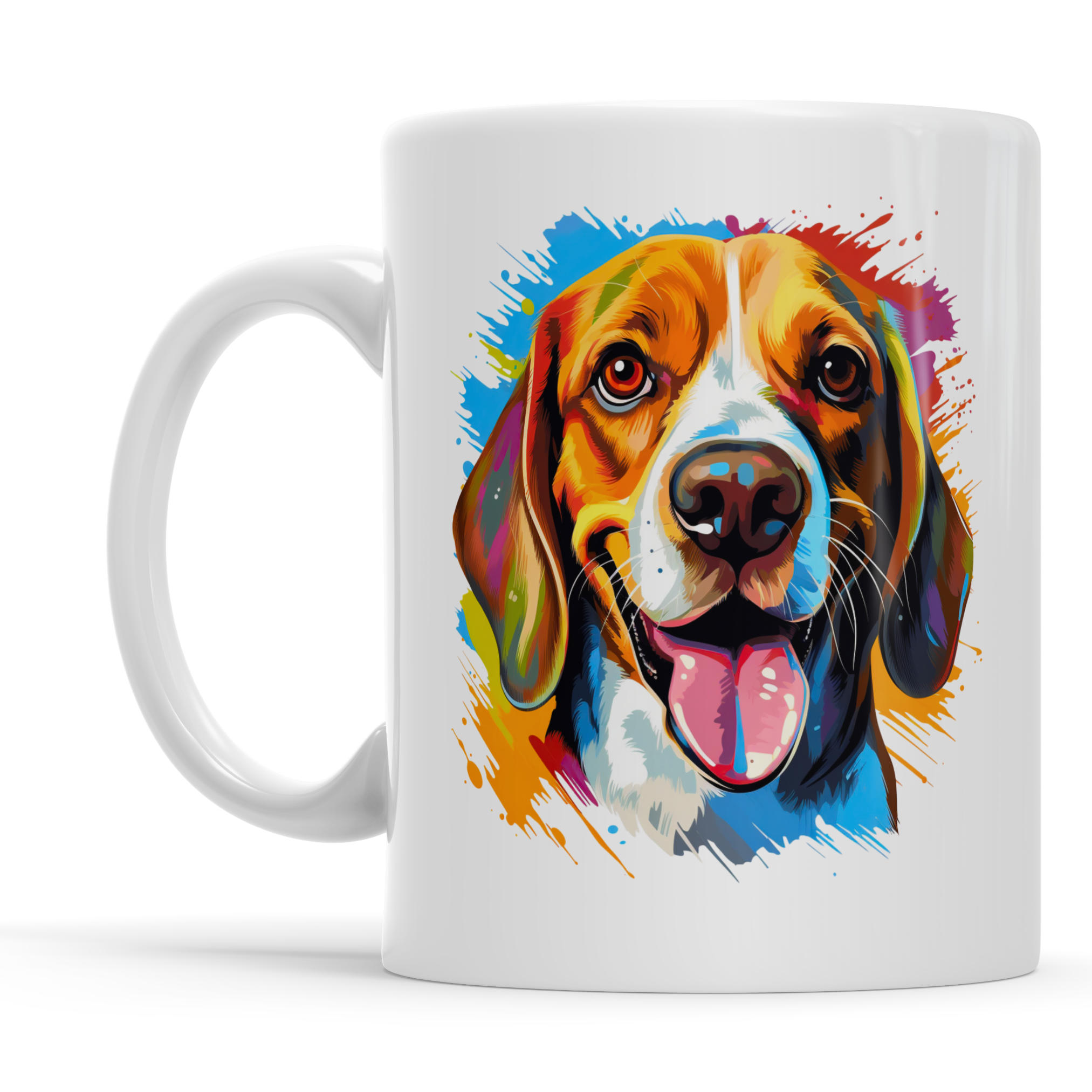 Personalised Beagle Mug Ceramic Coffee Mug Gift for Dog Lovers
