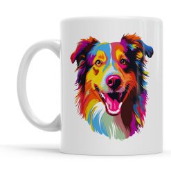 Personalised Collie Dog Mug Ceramic Coffee Mug Gift for Dog Lovers