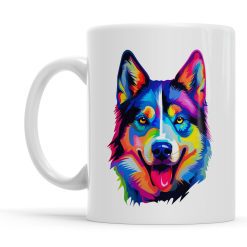 Personalised Siberian Husky Dog Mug Ceramic Coffee Mug Gift for Dog Lovers