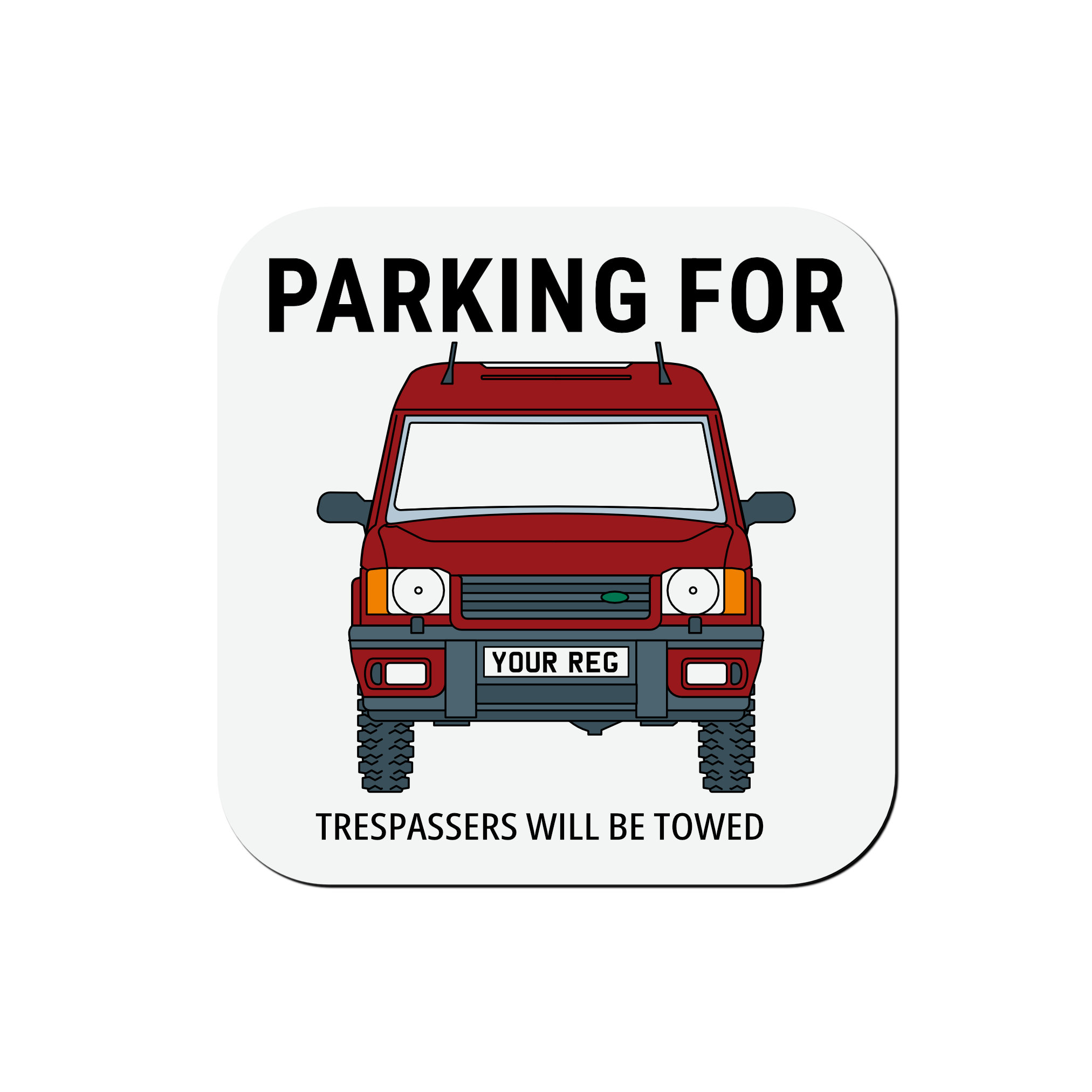 Land Rover Discovery 2 Personalised Ceramic Mug & Coaster Gift Set - Image 3