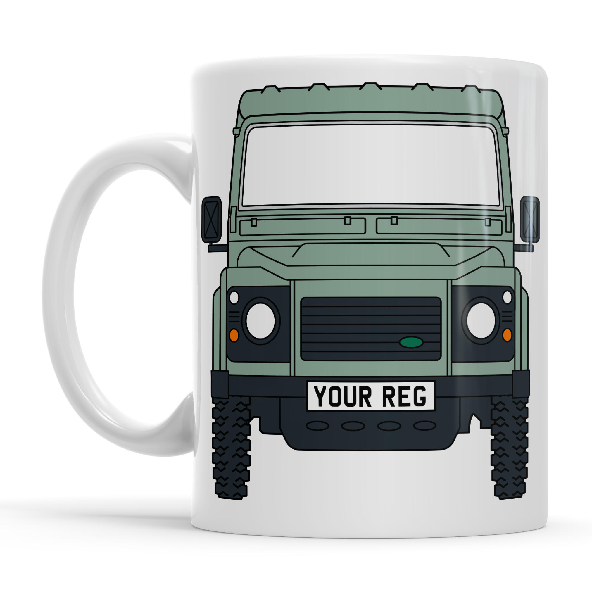 Land Rover Defender Ceramic Mug & Coaster Gift Set - Image 5