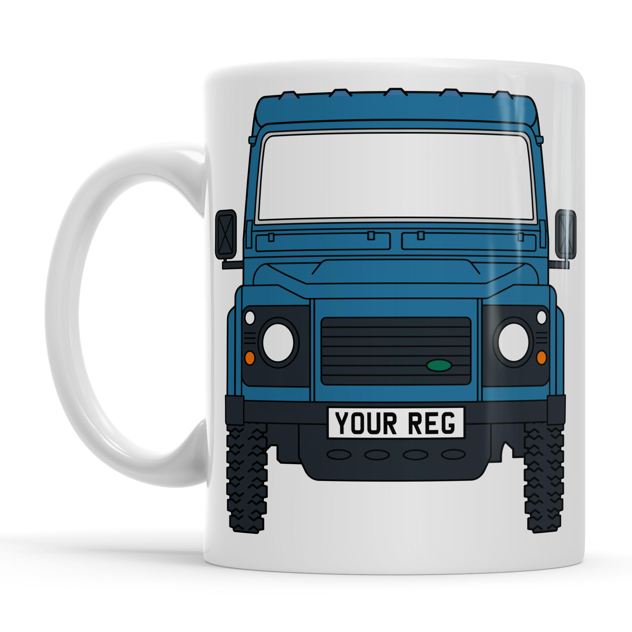 Land Rover Defender Ceramic Mug & Coaster Gift Set - Image 10