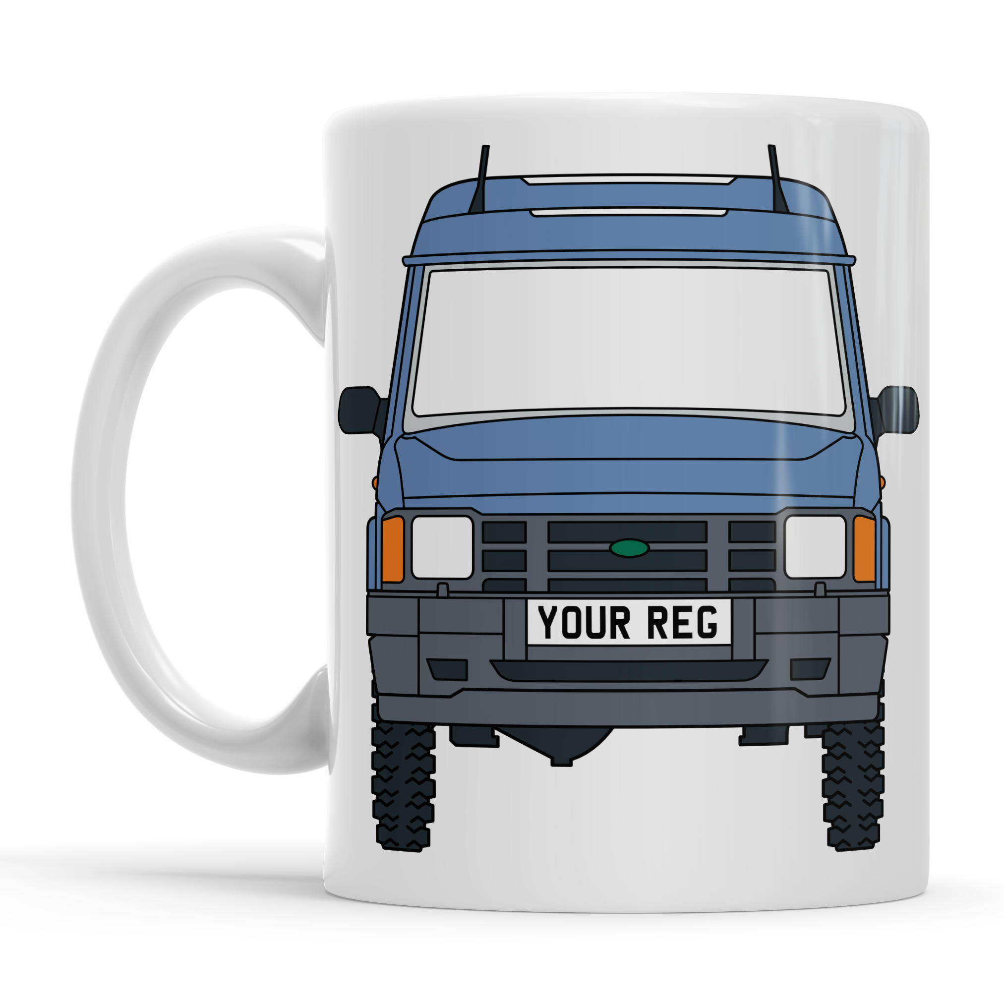 Land Rover Discovery 1 Personalised Ceramic Mug & Coaster Gift Set - Image 8