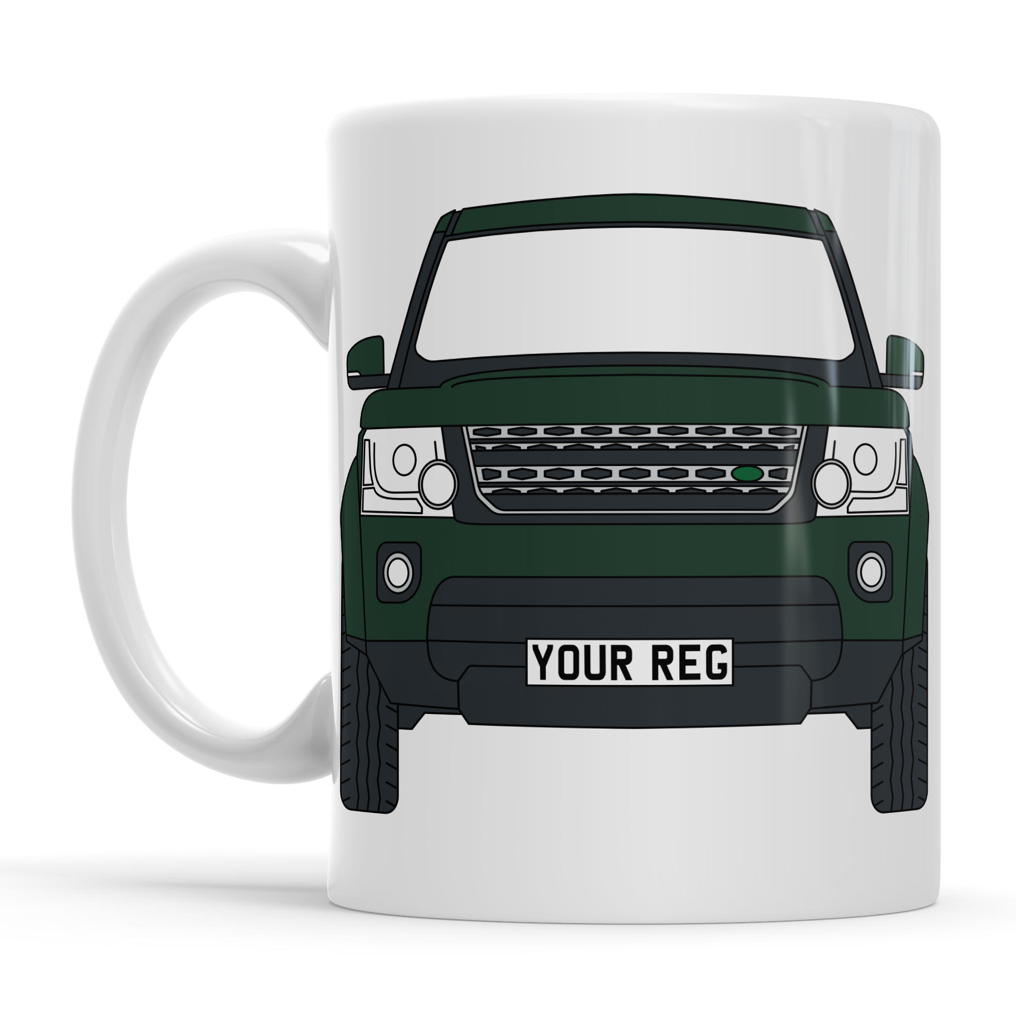 Land Rover Discovery 4 Personalised Ceramic Mug & Coaster Gift Set - Image 5
