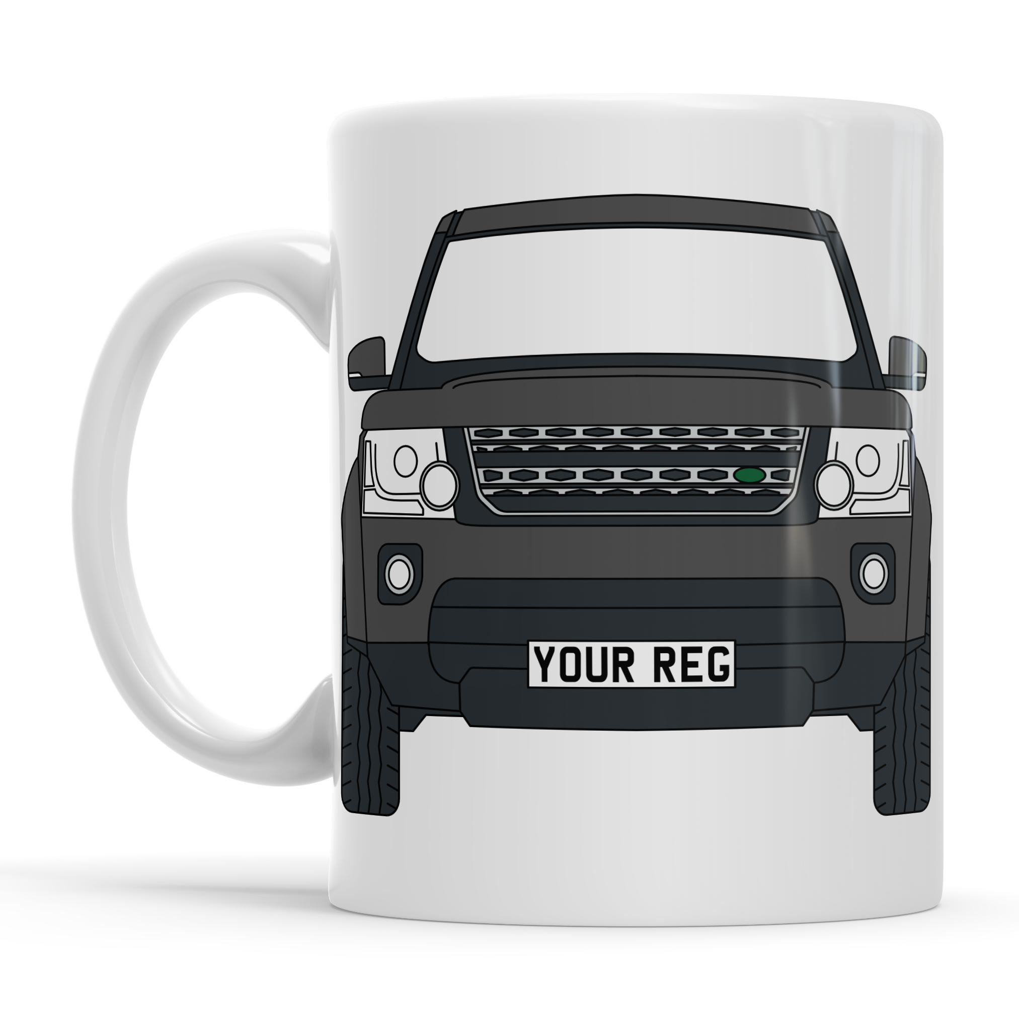 Land Rover Discovery 4 Personalised Ceramic Mug & Coaster Gift Set - Image 6