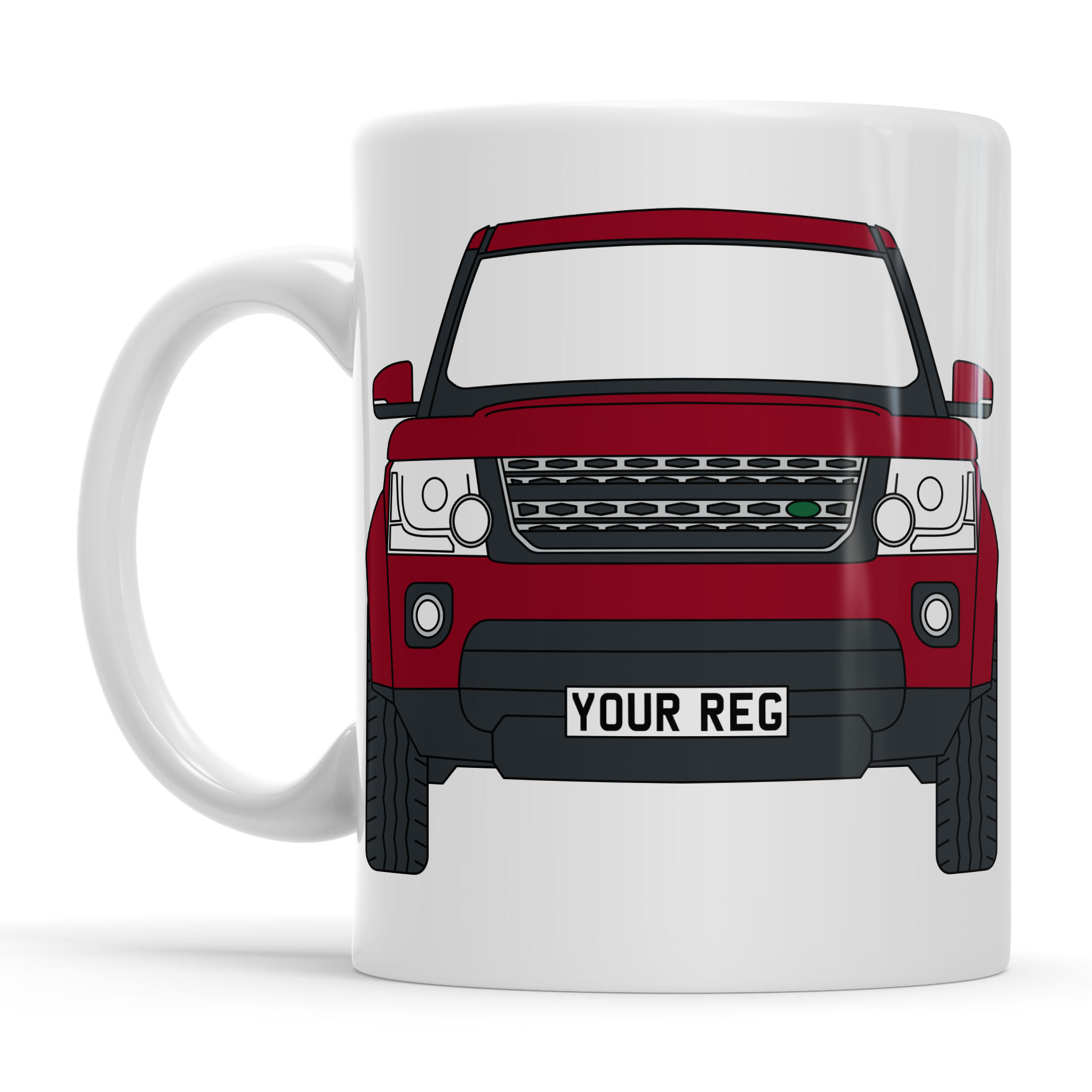Land Rover Discovery 4 Personalised Ceramic Mug & Coaster Gift Set - Image 7