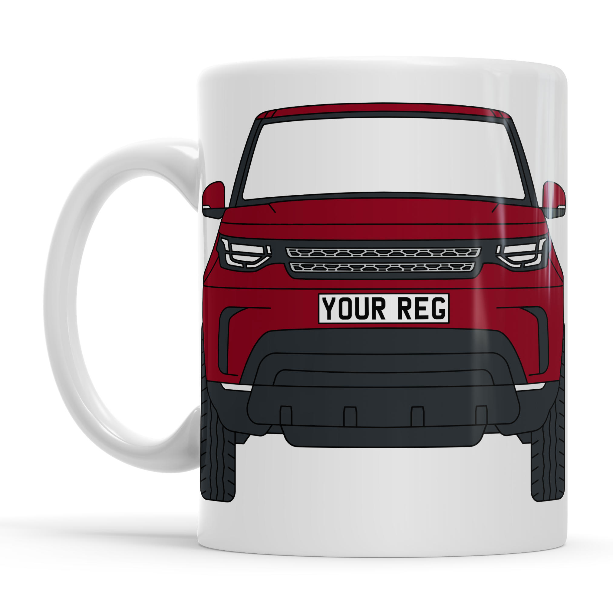 Land Rover Discovery 5 Personalised Ceramic Mug & Coaster Gift Set - Image 6