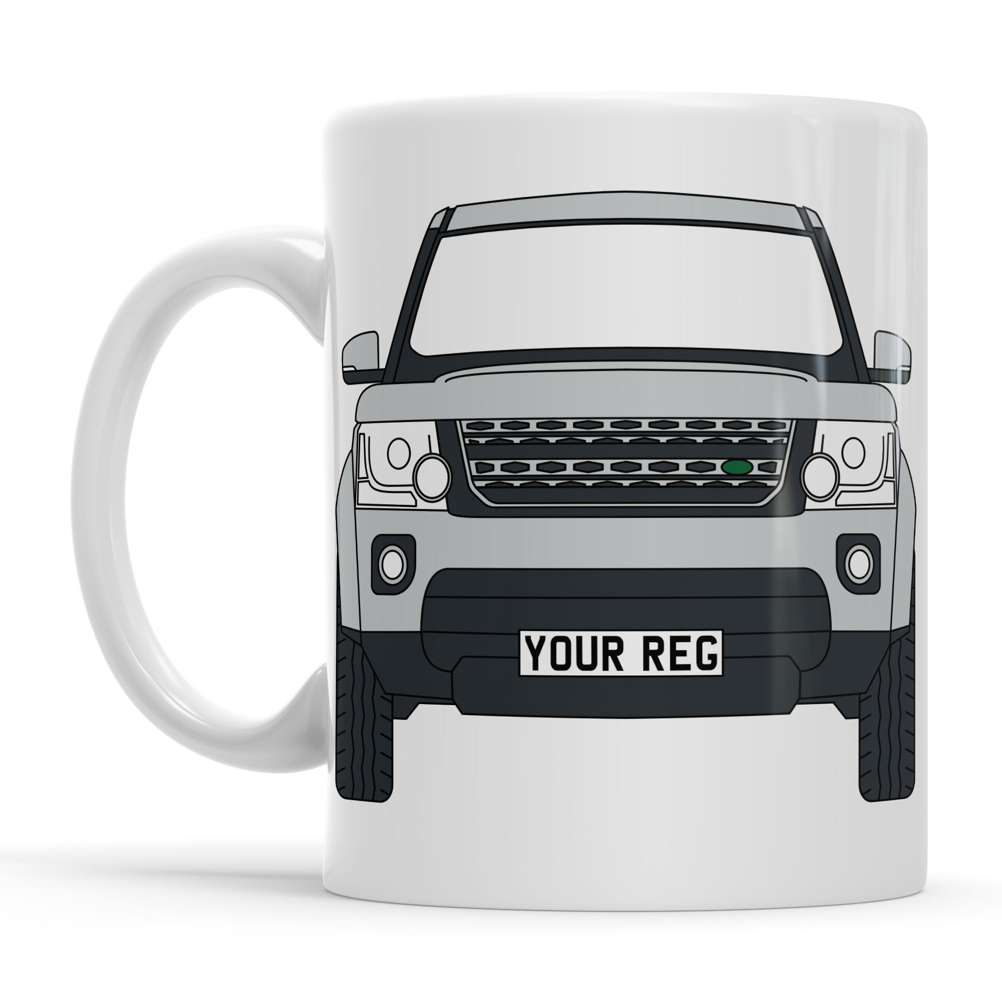 Land Rover Discovery 4 Personalised Ceramic Mug & Coaster Gift Set - Image 8